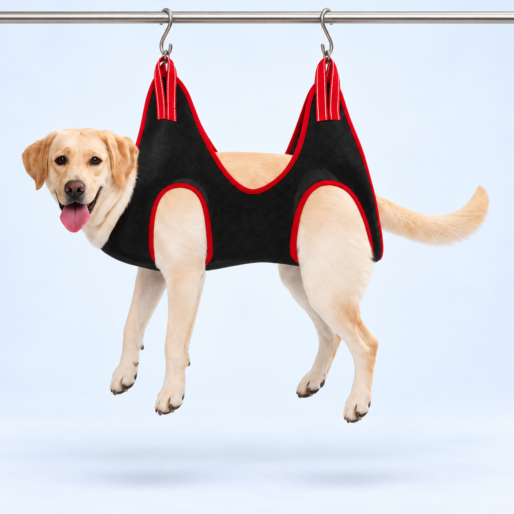 Pet Grooming Hammock - Stress-Free Bathing & Nail Trimming for Cats & Dogs